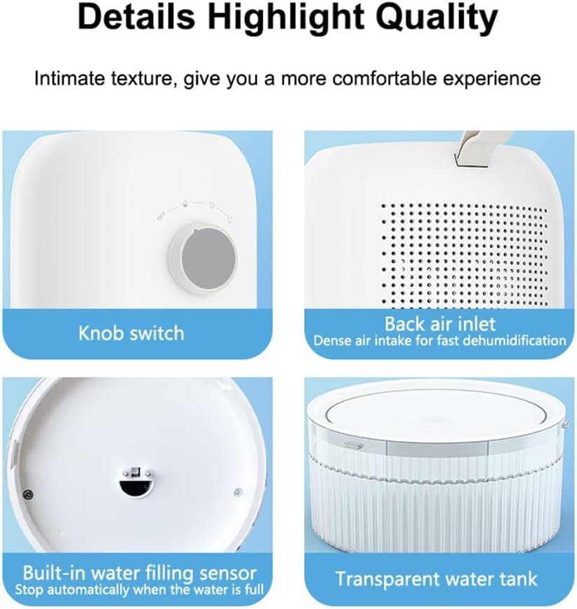 PureDry Home Compact Dehumidifier Unit